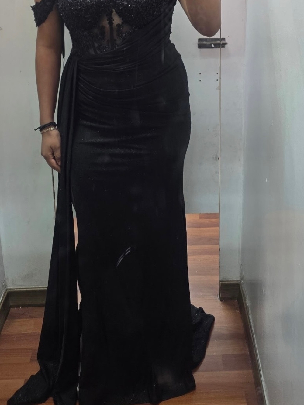Black Evening Mermaid Skirt - Unbranded